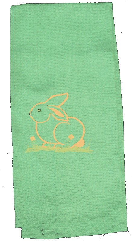 Kitchen Towel Bunny A Pattern